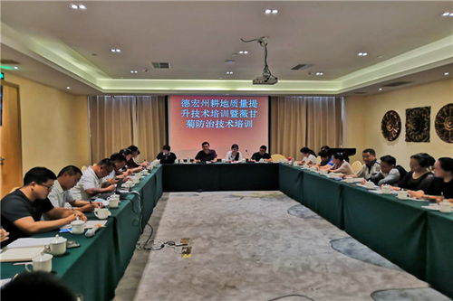 德宏州耕地質量提升技術培訓暨薇甘菊防治技術培訓會在瑞麗市召開